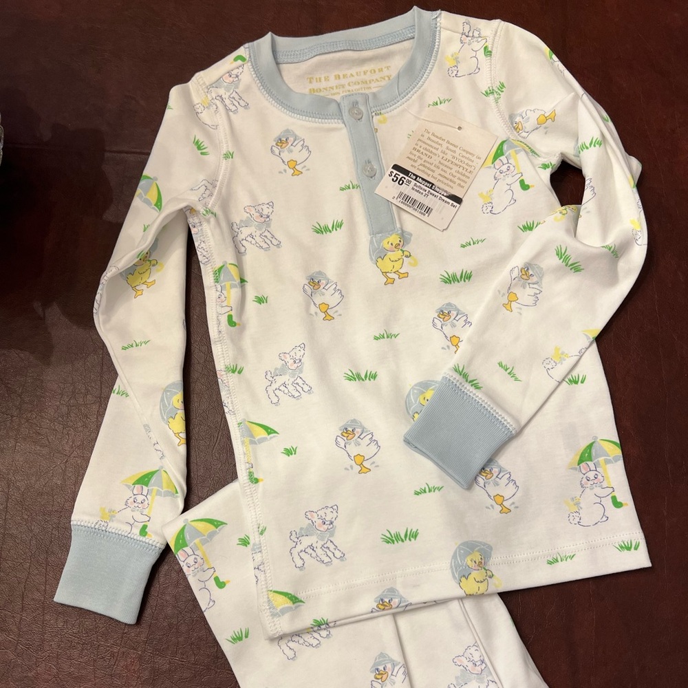 TBBC Beaufort Bonnet Long-Sleeved Pajamas NWT